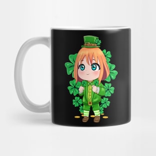 Ginger Leprechaun Anime Manga St Patrick's Day Mug